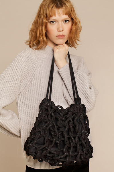 Lia bag waxed cotton rope | shop.alienina.com