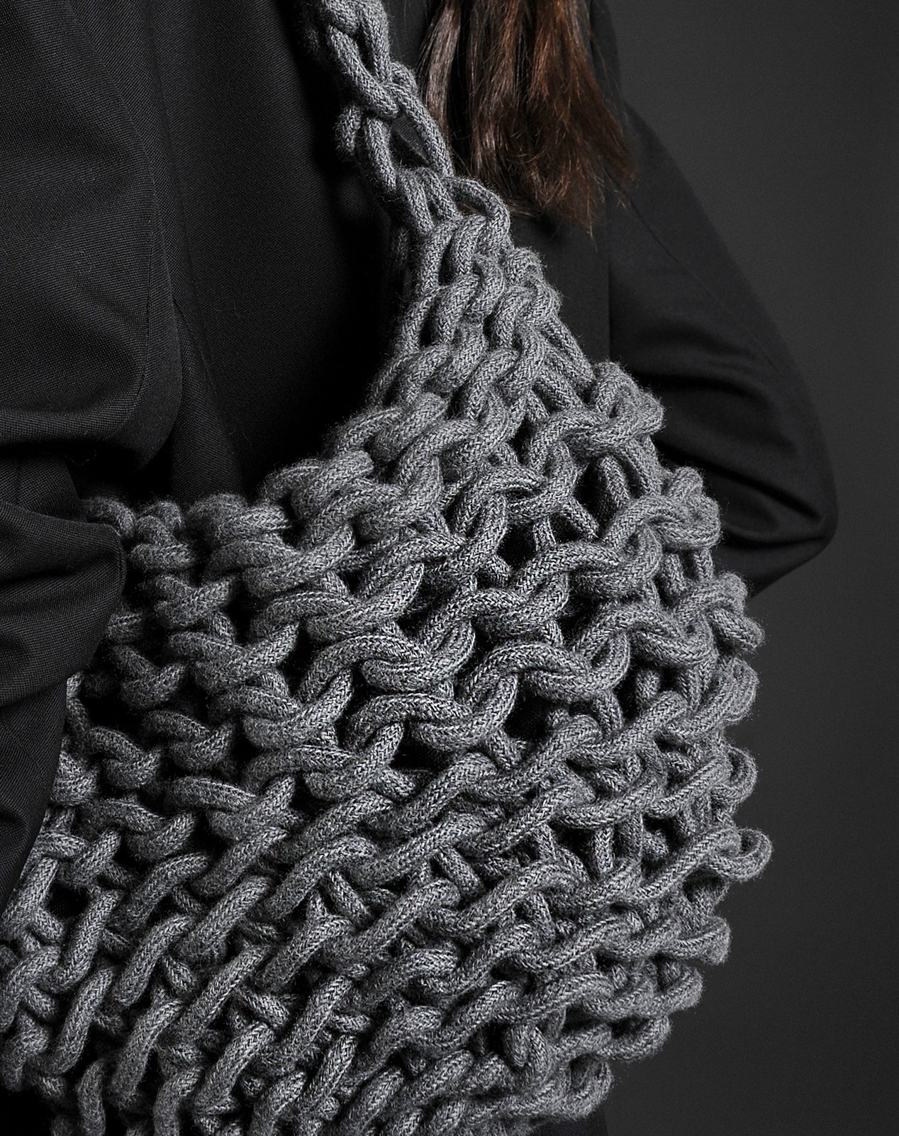 Alice bag cashmere rope | shop.alienina.com