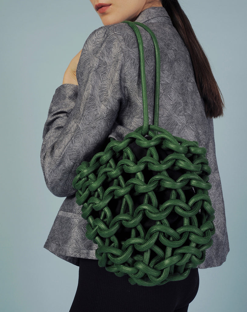 Julia bag waxed cotton rope