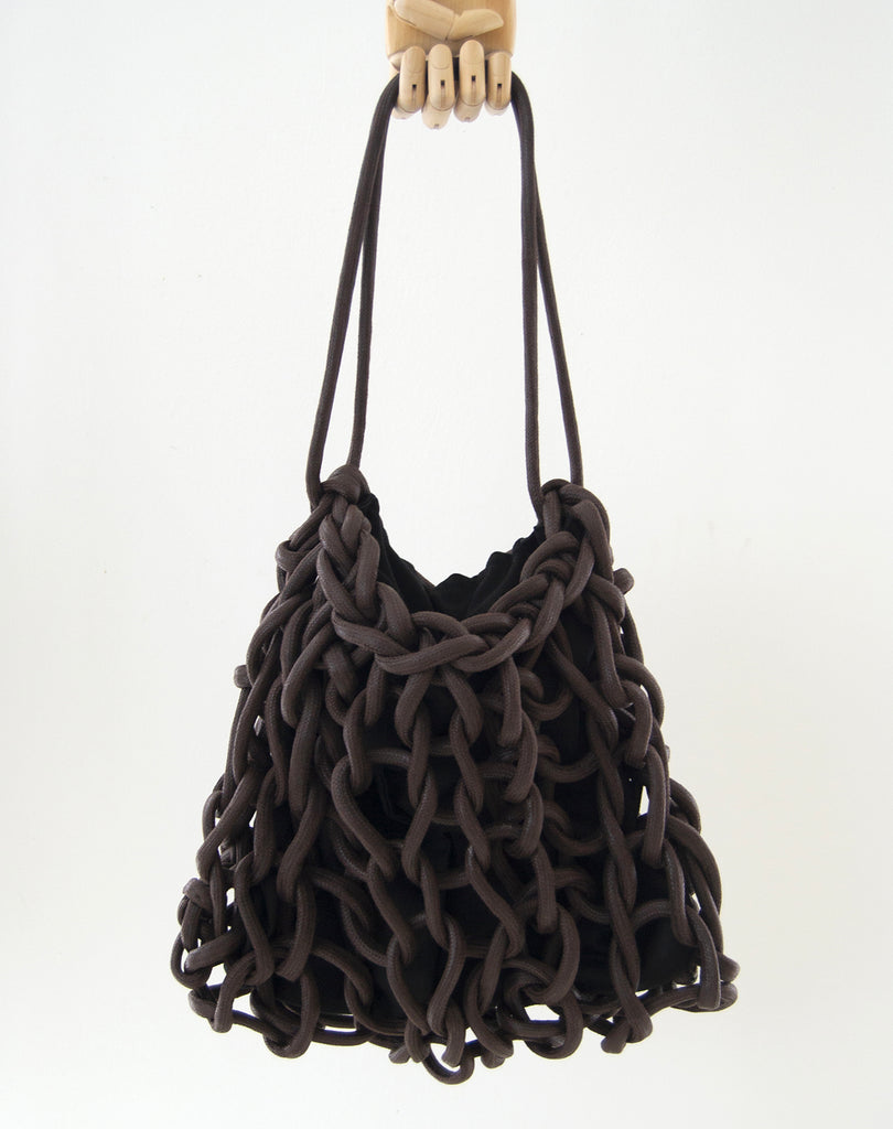 Lia bag waxed cotton rope