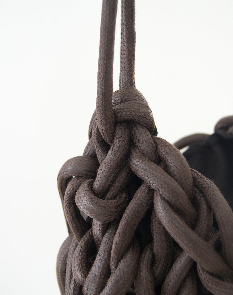 Lia bag waxed cotton rope