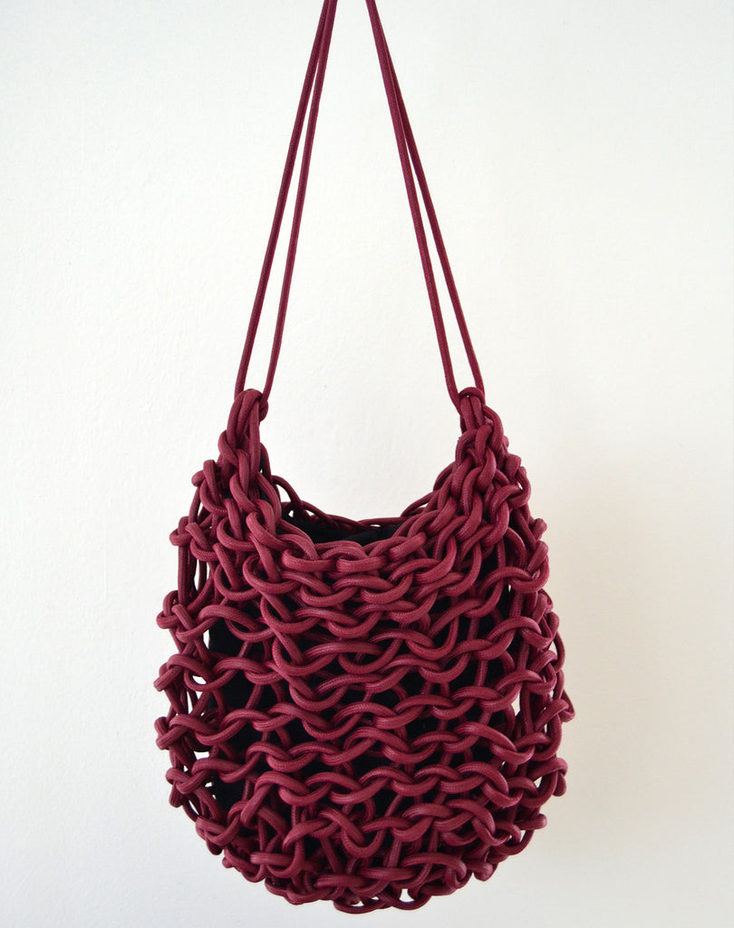 Ruth bag waxed cotton rope
