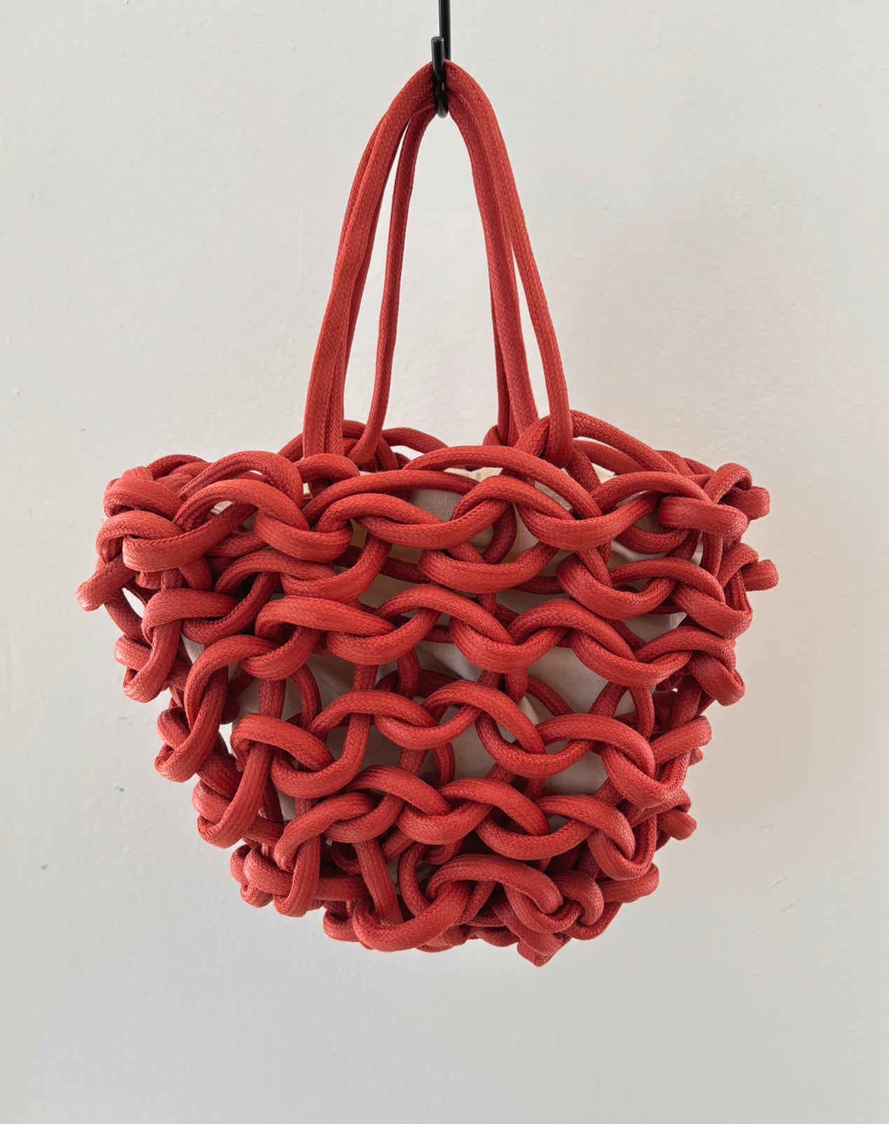 Julia bag waxed cotton rope | shop.alienina.com