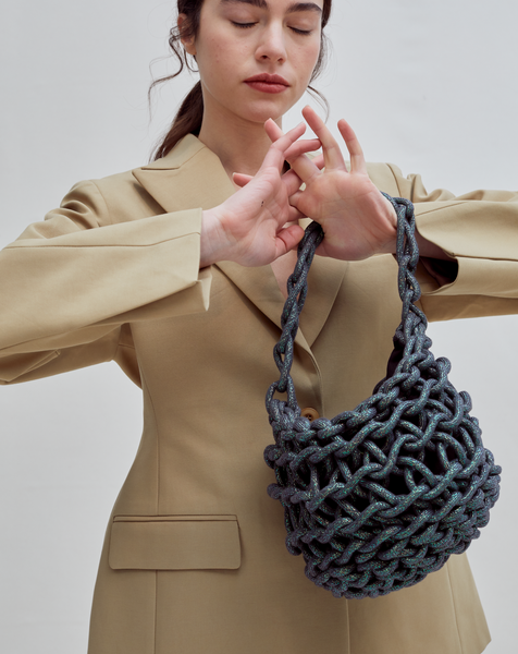 Tina bag waxed cotton rope | shop.alienina.com