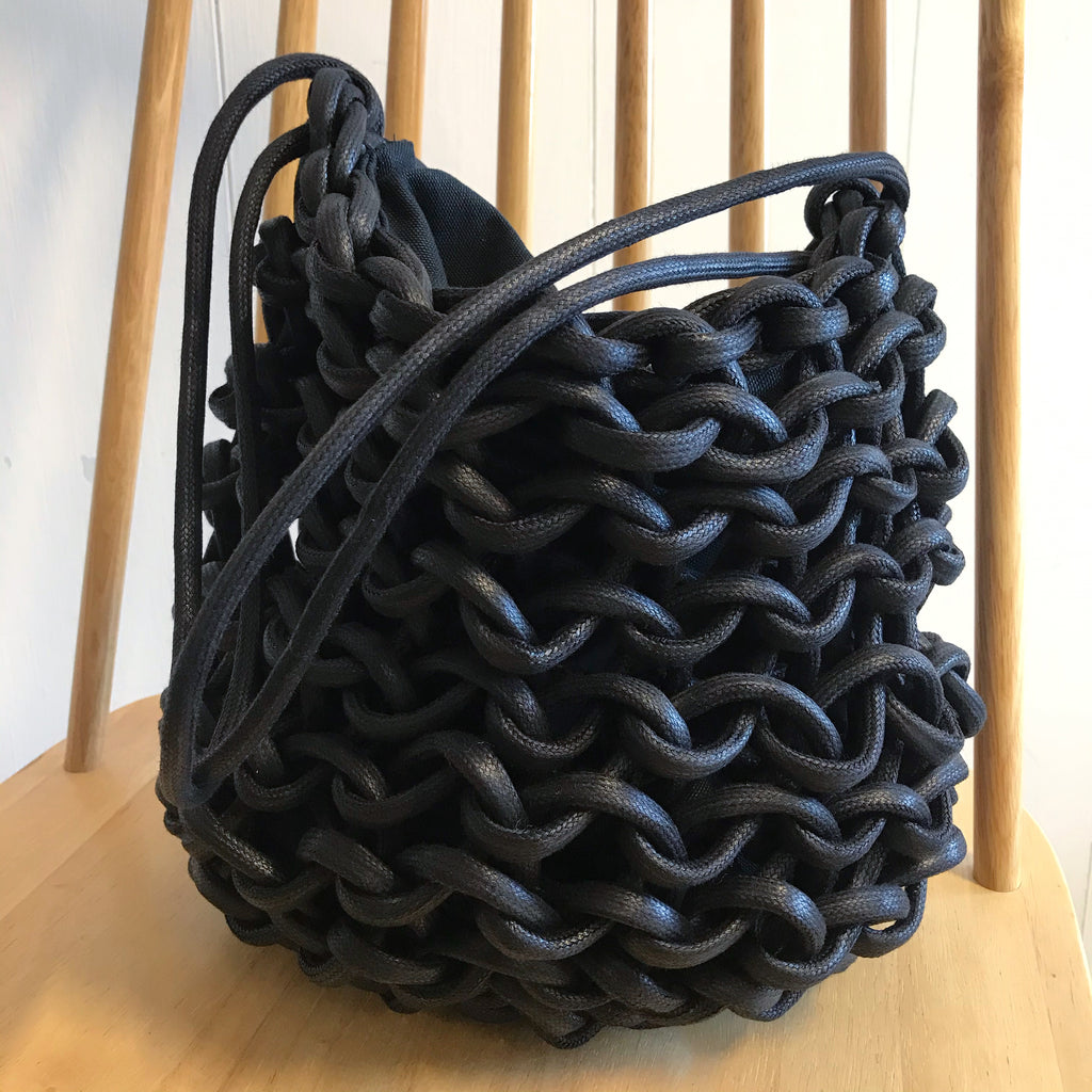 Ruth bag waxed cotton rope