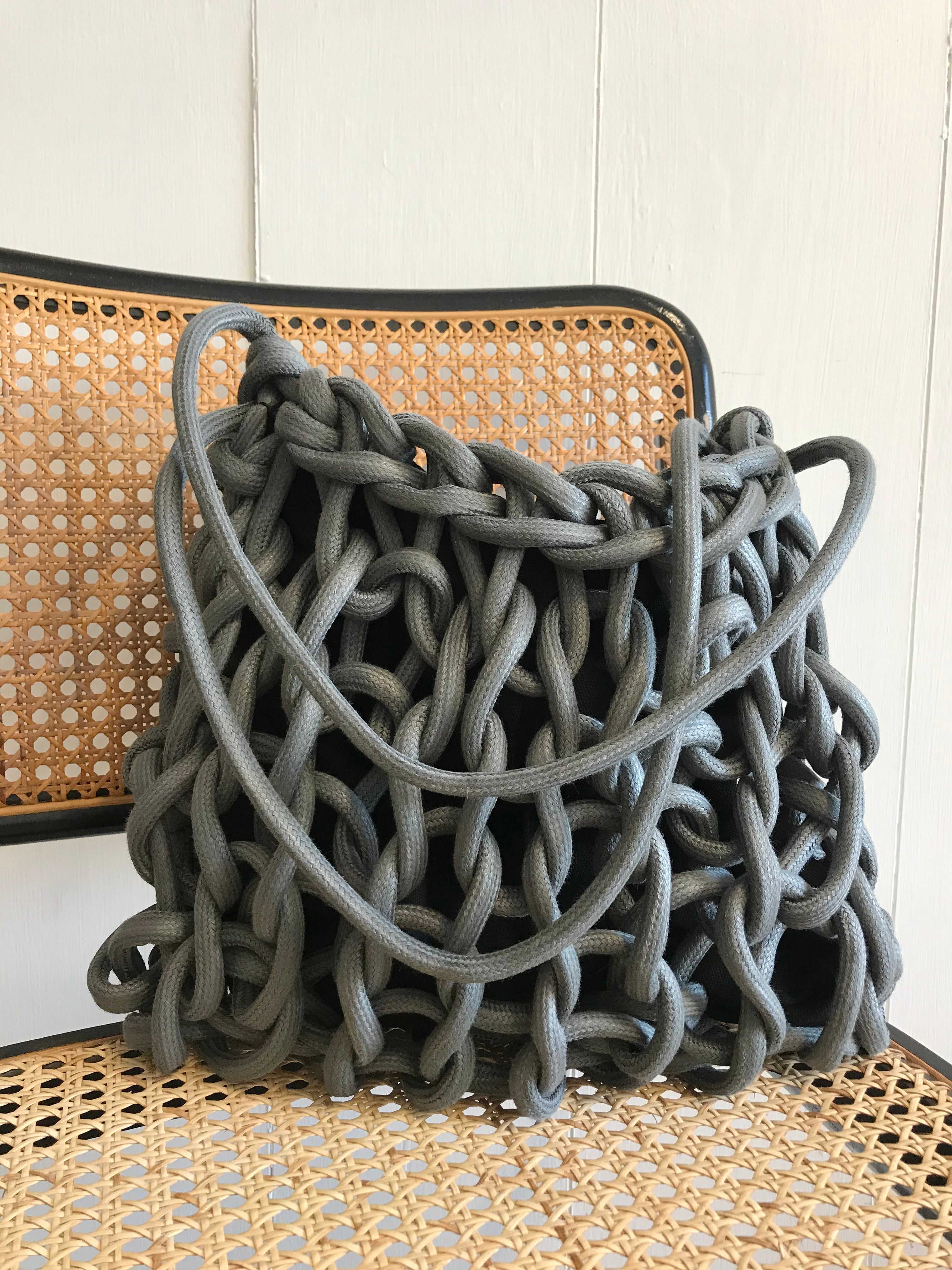 Lia bag waxed cotton rope | shop.alienina.com