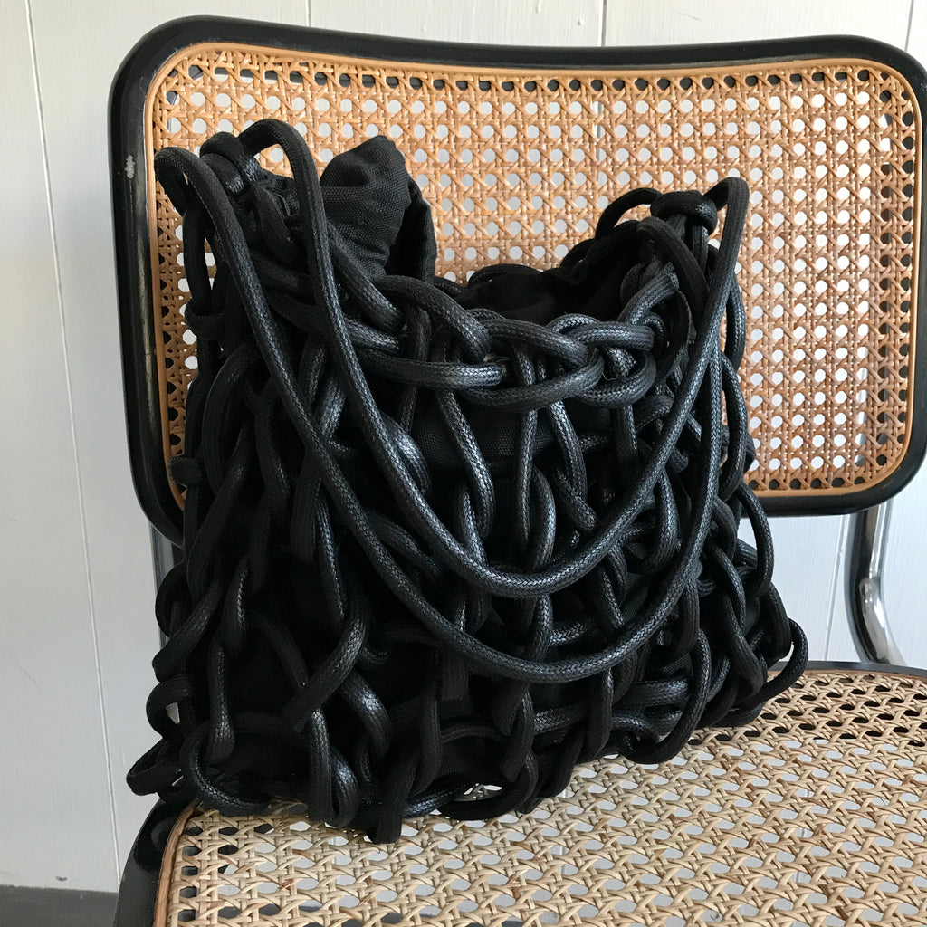 Lia bag waxed cotton rope