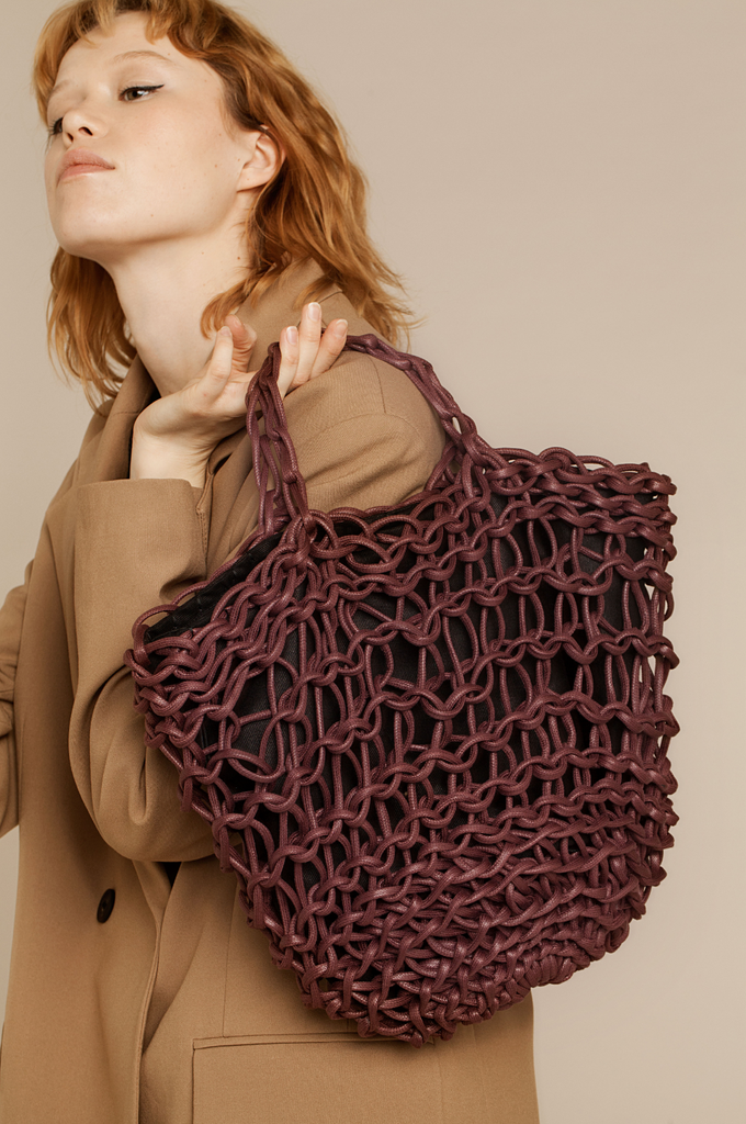 Astrid bag waxed cotton rope